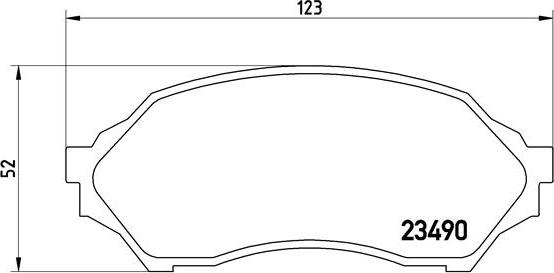 Brembo P 49 027 - Kit pastiglie freno, Freno a disco www.autoricambit.com