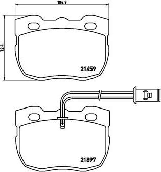 Brembo P 44 004 - Kit pastiglie freno, Freno a disco www.autoricambit.com