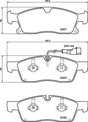 Valeo 671825 - Kit pastiglie freno, Freno a disco www.autoricambit.com