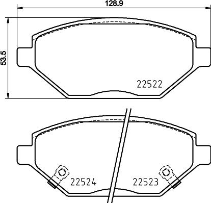 Brembo P 59 093 - Kit pastiglie freno, Freno a disco www.autoricambit.com