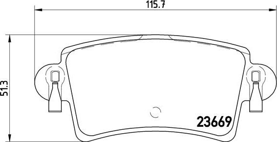 Brembo P 59 040 - Kit pastiglie freno, Freno a disco www.autoricambit.com