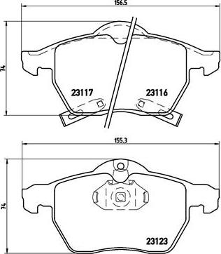 Brembo P 59 048 - Kit pastiglie freno, Freno a disco www.autoricambit.com