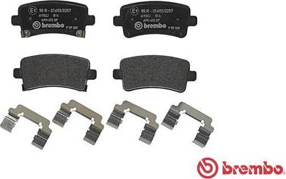 Brembo P 59 060 - Kit pastiglie freno, Freno a disco www.autoricambit.com