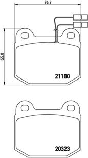 Brembo P 59 003 - Kit pastiglie freno, Freno a disco www.autoricambit.com