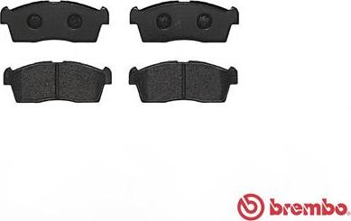 Brembo P 54 049 - Kit pastiglie freno, Freno a disco www.autoricambit.com