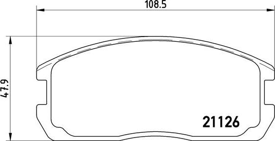 Brembo P 54 009 - Kit pastiglie freno, Freno a disco www.autoricambit.com