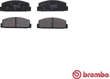 Brembo P 54 003 - Kit pastiglie freno, Freno a disco www.autoricambit.com