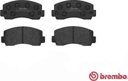 Brembo P 54 002 - Kit pastiglie freno, Freno a disco www.autoricambit.com