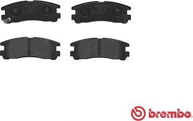 Brembo P 54 012 - Kit pastiglie freno, Freno a disco www.autoricambit.com