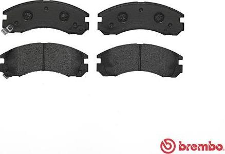 Brembo P 54 017 - Kit pastiglie freno, Freno a disco www.autoricambit.com