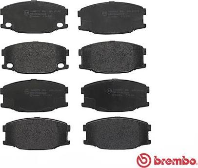 Brembo P 54 035 - Kit pastiglie freno, Freno a disco www.autoricambit.com