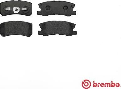 Brembo P 54 031 - Kit pastiglie freno, Freno a disco www.autoricambit.com