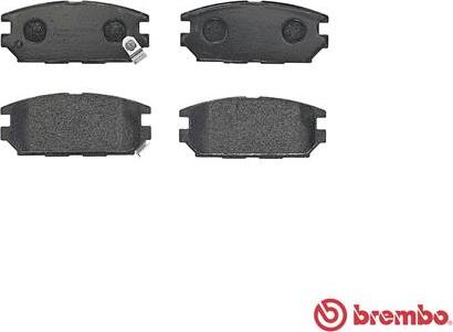 Brembo P 54 025 - Kit pastiglie freno, Freno a disco www.autoricambit.com