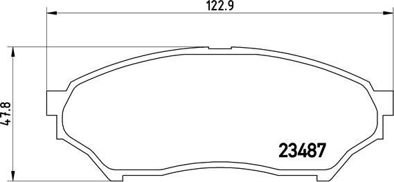 Brembo P 54 028 - Kit pastiglie freno, Freno a disco www.autoricambit.com