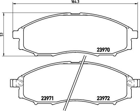 Brembo P 56 049 - Kit pastiglie freno, Freno a disco www.autoricambit.com