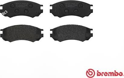 Brembo P 56 055 - Kit pastiglie freno, Freno a disco www.autoricambit.com