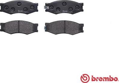 Brembo P 56 056 - Kit pastiglie freno, Freno a disco www.autoricambit.com