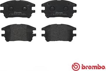 Brembo P 56 050 - Kit pastiglie freno, Freno a disco www.autoricambit.com