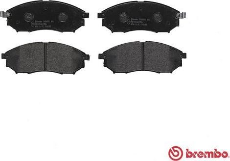 Brembo P 56 058 - Kit pastiglie freno, Freno a disco www.autoricambit.com