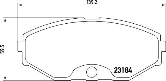 Brembo P 56 052 - Kit pastiglie freno, Freno a disco www.autoricambit.com