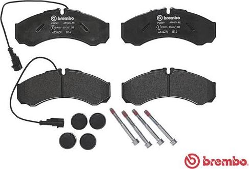 Brembo P 56 069 - Kit pastiglie freno, Freno a disco www.autoricambit.com