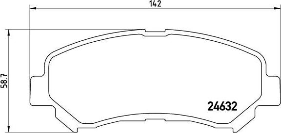 Brembo P 56 062 - Kit pastiglie freno, Freno a disco www.autoricambit.com