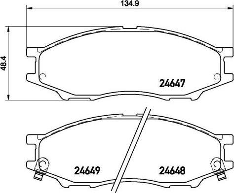 Brembo P 56 083 - Kit pastiglie freno, Freno a disco www.autoricambit.com