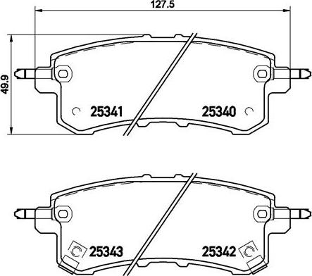 Brembo P 56 082 - Kit pastiglie freno, Freno a disco www.autoricambit.com