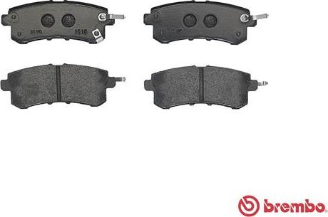 Brembo P 56 082 - Kit pastiglie freno, Freno a disco www.autoricambit.com