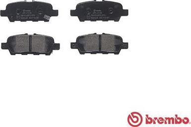 Brembo P 56 087 - Kit pastiglie freno, Freno a disco www.autoricambit.com