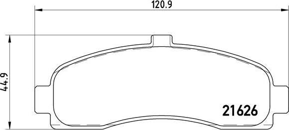 Brembo P 56 031 - Kit pastiglie freno, Freno a disco www.autoricambit.com