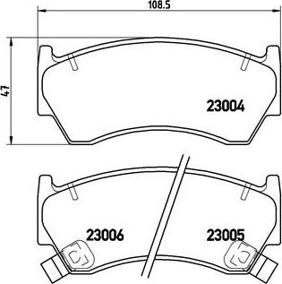 Brembo P 56 033 - Kit pastiglie freno, Freno a disco www.autoricambit.com