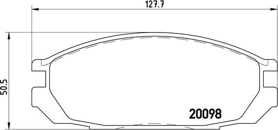 Brembo P 56 020 - Kit pastiglie freno, Freno a disco www.autoricambit.com