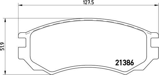 Brembo P 56 028 - Kit pastiglie freno, Freno a disco www.autoricambit.com