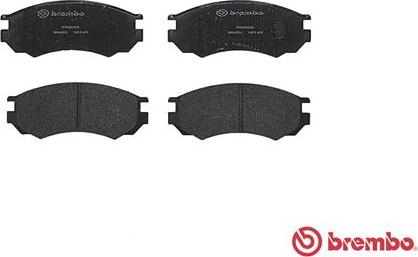 Brembo P 56 028 - Kit pastiglie freno, Freno a disco www.autoricambit.com