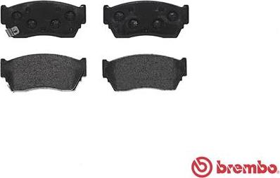 Brembo P 56 027 - Kit pastiglie freno, Freno a disco www.autoricambit.com