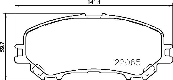 Brembo P 56 100 - Kit pastiglie freno, Freno a disco www.autoricambit.com