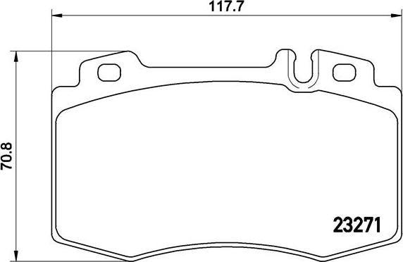 Brembo P 50 041 - Kit pastiglie freno, Freno a disco www.autoricambit.com