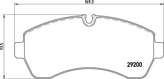 Brembo P 50 059 - Kit pastiglie freno, Freno a disco www.autoricambit.com