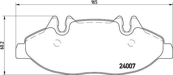 Brembo P 50 050 - Kit pastiglie freno, Freno a disco www.autoricambit.com