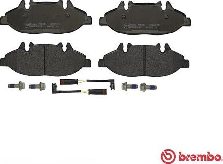 Brembo P 50 050 - Kit pastiglie freno, Freno a disco www.autoricambit.com