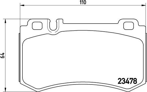 Brembo P 50 061 - Kit pastiglie freno, Freno a disco www.autoricambit.com