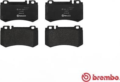 Brembo P 50 077 - Kit pastiglie freno, Freno a disco www.autoricambit.com