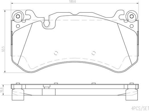 Brembo P50142N - Kit pastiglie freno, Freno a disco www.autoricambit.com