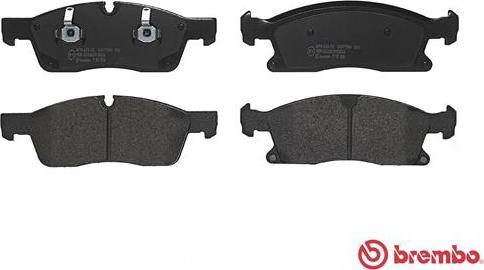 Brembo P 50 108 - Kit pastiglie freno, Freno a disco www.autoricambit.com