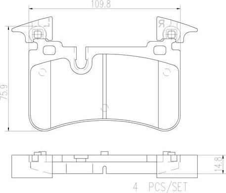 Brembo P50113N - Kit pastiglie freno, Freno a disco www.autoricambit.com