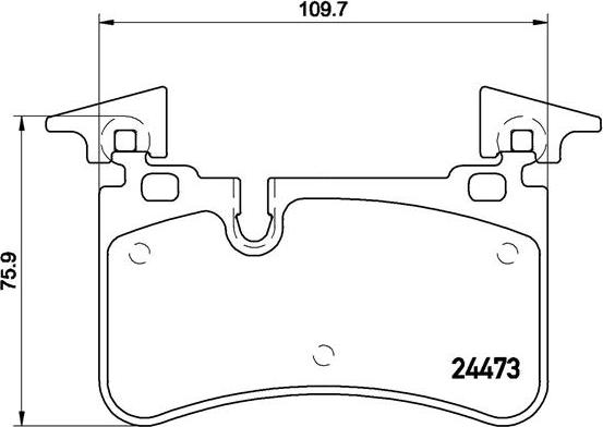 Brembo P 50 113 - Kit pastiglie freno, Freno a disco www.autoricambit.com