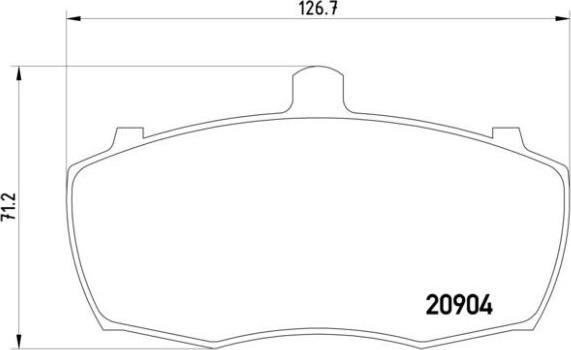 Brembo P 52 013 - Kit pastiglie freno, Freno a disco www.autoricambit.com