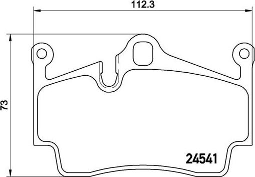 Brembo P 65 028 - Kit pastiglie freno, Freno a disco www.autoricambit.com