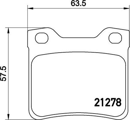 Brembo P 61 058 - Kit pastiglie freno, Freno a disco www.autoricambit.com